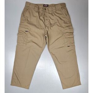True Spec‎ Tactical Pants Mens 42x30 Brown NRA Addition Ripstop Cargo.